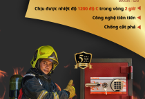 Két Sắt Chống Cháy ở 1200 Độ C trong 2 Giờ - An Tâm Bảo Vệ Tài Sản của Bạn