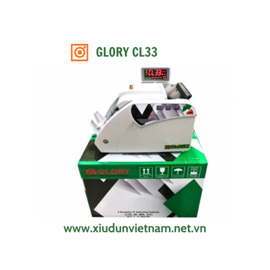 MÁY ĐẾM TIỀN GLORY CL 33