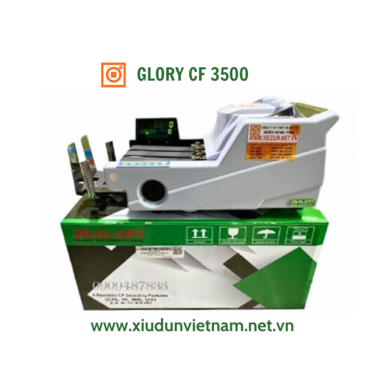 MÁY ĐẾM TIỀN GLORY CF 3500