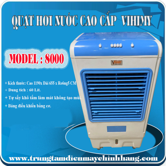 QUẠT HƠI NƯỚC VIHIMY 8000