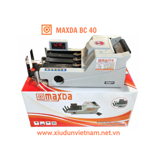 Máy đếm tiền maxda bc 40