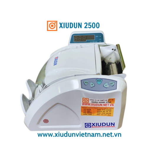 MÁY ĐẾM TIỀN XIUDUN 2500 NEW