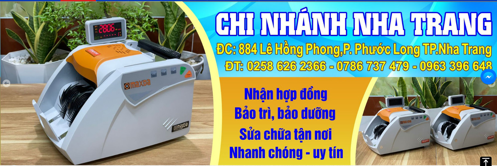 CUNG CẤP VÀ SỬA CHỮA MÁY ĐẾM TIỀN TẠI NHA TRANG