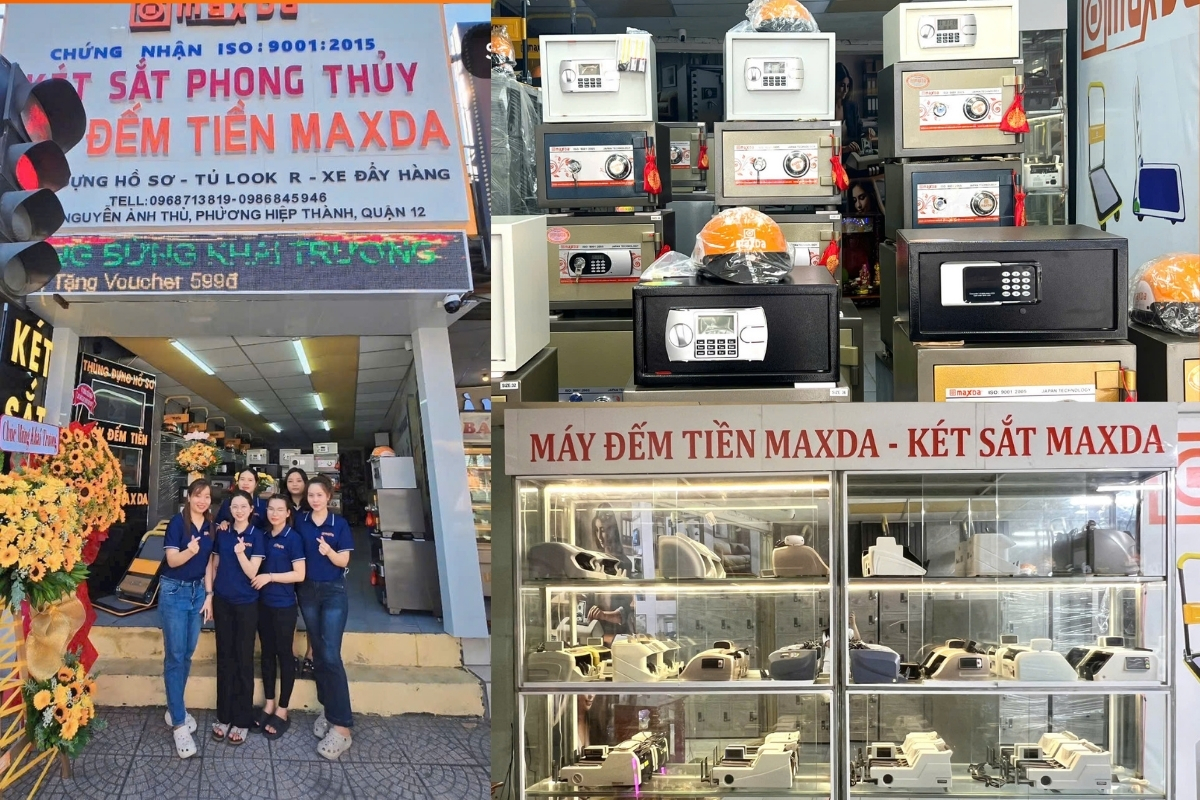 MUA KÉT SẮT MÁY ĐẾM TIỀN TẠI NGUYỄN ẢNH THỦ QUẬN 12