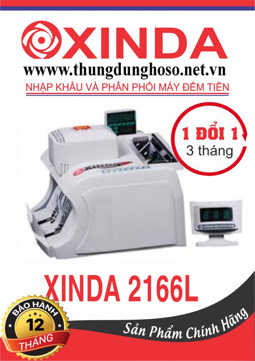 máy đếm tiền xinda 2166l