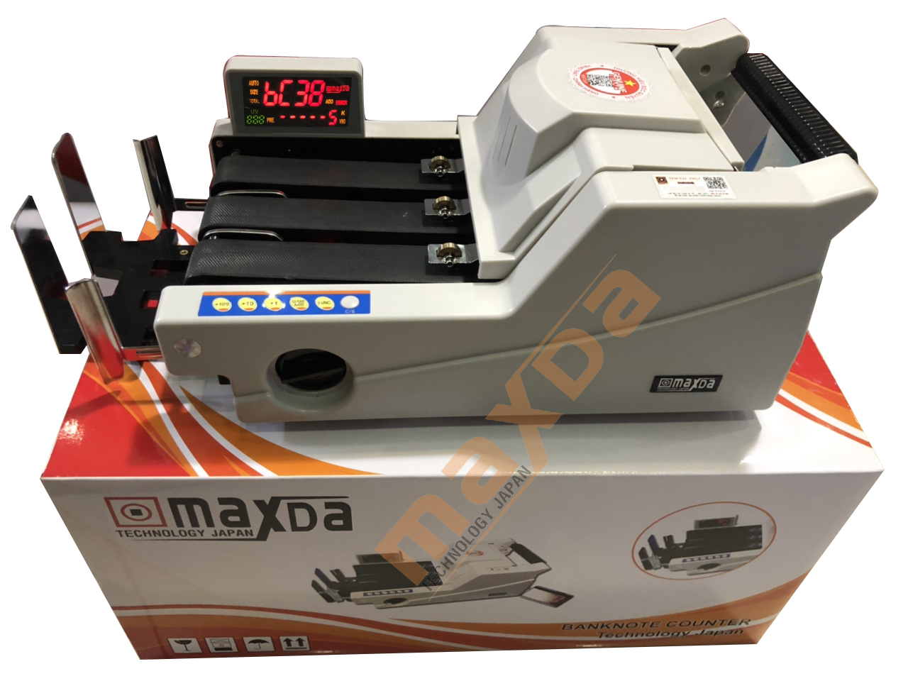 máy đếm tiền maxda bc 38