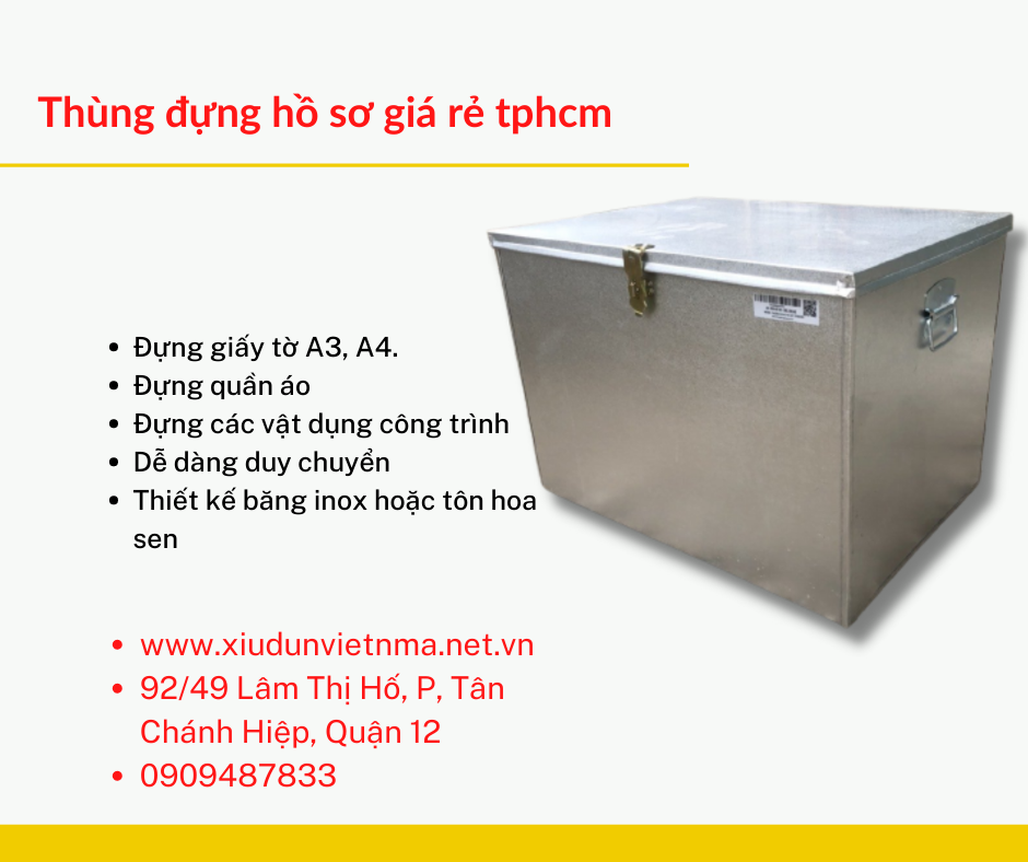 Thùng đựng hồ sơ giá rẻ tphcm